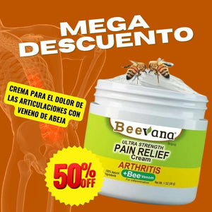 BEEVANA BEE VENOM CREMA PARA TERAPIA DE HUESOS Y ARTICULACIONES