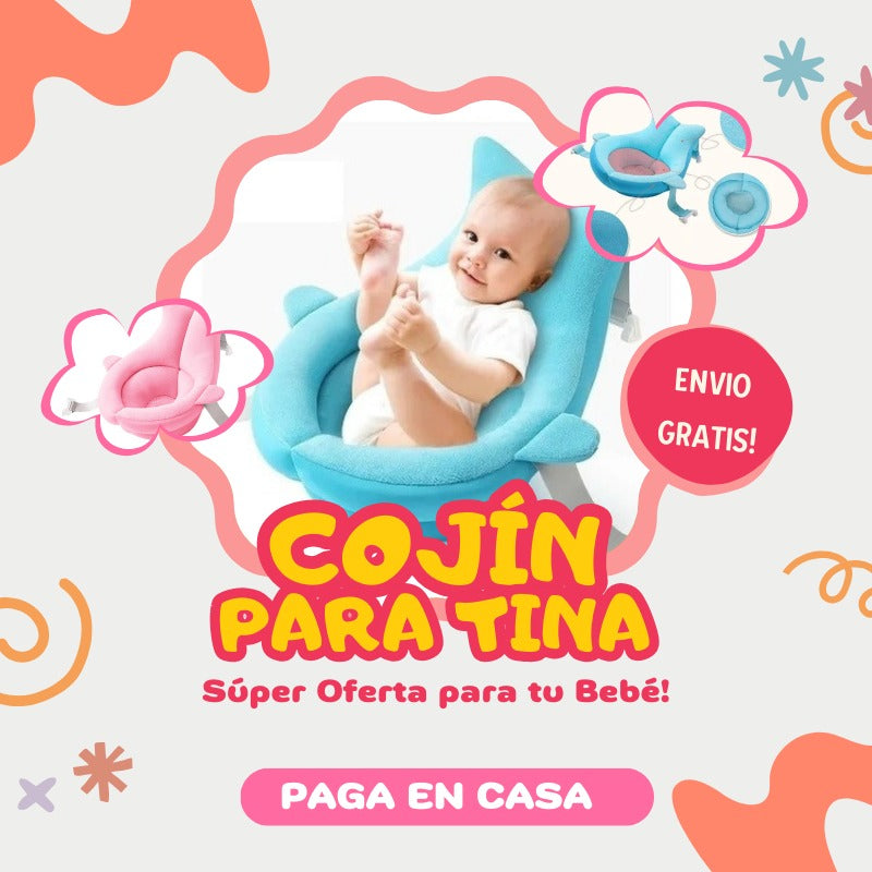 Practico Cojín pez Para Tina de Bebé