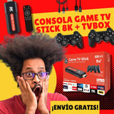 Revolucionaria Consola Game stick Tv Box 8k - new